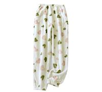 tsaChick Pyjama Flannel Fleece Bottoms Cute Print Little Dog Lounge Jogging Bottoms Elastic Waist Thermal Pyjama Bottoms Warm Fluffy Pj Bottoms Casual Women's Pyjama Pants Comfortable Women Pyjamas