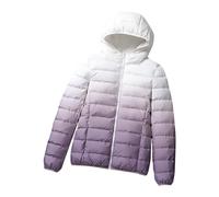 tsaChick Winter Jackets For Women Uk Oversized Summer Blazers Quilted Women'S Outdoor Down Jackets Long Sleeve With Pocket Womens Parka Coat Zipper Hoodies Women'S Casual Coat Stand Collar