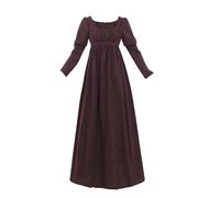 tsaChick Womens Halloween Dress Maxi Gothic Halloween Costume Women Corset Womens Medieval Costume Long Sleeve Renaissance Women Retro Victorian Dresses for High Waisted Steampunk