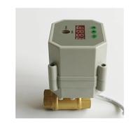 Tsai Fan Brass 2 Way 1/4'' Timer Controlled Motorized Ball Valves for Air Conditioning Garden Irrigation AC/DC9V-24V(Npt)