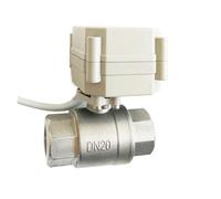 Tsai Fan DN20 Proportional Valve 0-5V 0-10V Or 4-20mA 2 Way Brass/SS304 3/4'' DC12V DC24V for Water Modulating Control(TFM20-S2-C (SS304),NPT Thread_Output 4-20MA Signal_0-5V)