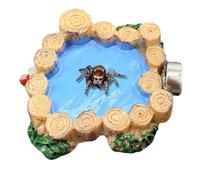 Tsangbaby Jumping Spider Accessories Jumping Spider Enclosure Decor Wooden Pile Pool Tarantula Enclosure Accessories for Spiders Sunbathe