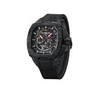 TSAR BOMBA Luxury Men's Automatic Watch Dark Matter-Interchangeable Automatic Watch TB8601 Mechanical Japanese Movement Sapphire Crystal 50M Waterproof Tonneau Unique Business Gifts for Men, Black