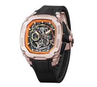 TSAR BOMBA Luxury Men's Watches Dark Matter-Interchangeable Automatic Watch, goldblack
