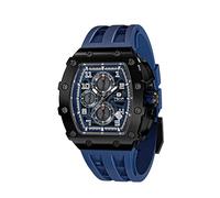 TSAR BOMBA Mens Luxury Watches Tonneau Square Wrist Watch Sapphire Crystal Japan Quartz Movement 50M Water Resistant Date Watch Design Gift for Men