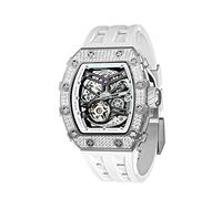 TSAR BOMBA Mens Watch UK Automatic Watches for Men 50M Waterproof Japanese Mechanical Watches Men Movement Tonneau Stainless Steel Case Sapphire Glass Big Face Unique Fashion Luxury Gift