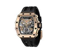 TSAR BOMBA Mens Watch UK Automatic Watches for Men 50M Waterproof Japanese Mechanical Watches Men Movement Tonneau Stainless Steel Case Sapphire Glass Big Face Unique Fashion Luxury Gift