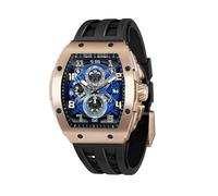 TSAR BOMBA Mens Watches Luxury Tonneau Watches for Men Waterproof 50M Analog Replica Watch Chronograph Calendar Date Men’s Dress Business Work Watch Diver Large Square Face Wristwatch