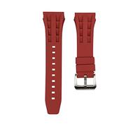 TSAR BOMBA Strap, Suitable Tonneau Shape Watch, Silicone, Buckle, Length 205mm, width 20mm