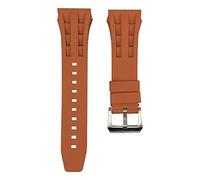TSAR BOMBA Strap, Suitable Tonneau Shape Watch, Silicone, Buckle, Length 205mm, width 20mm