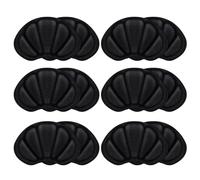 Tsathoggua Back of Heel Cushion Inserts, Self-Adhesive Heel Grips Pads for Shoe Too Big, Heel Protectors Guards Liners for Women Men Preventing Blisters, Improved Shoe Fit (Black)
