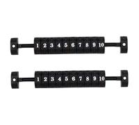 Tsawntd 2PCS Foosball Table Counter, Plastic 10 Numbers Scoring Score Soccer Games Counter for Any Table Football Match Pool Game Soccer Games