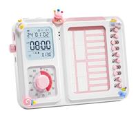 Tsawntd 3-in-1 Visual Timer for Kids, Adhd Tool for Kids Adults, Task Timer with Visual Schedule, Chore Chart & Planning Board, Style2 Adhd Planner for Adults Chore Chart for