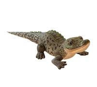Tsawntd Alligator Plush 39 Inch Lifelike Crocodile Plush with Short Limbs, Long Tail & Big Eyes Cotton Stuffed Cuddly Alligator Stuffed Animal for Sleep, Home Decor, Green Animal