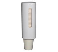 Tsawntd Bathroom Cup Dispenser, Simple Fashion Wall-Mounted Disposable Paper Cup Dispenser with Visible for Home Office Hospital Gym
