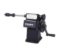 Tsawntd Electronic Controlled Sewing Machines, Coil Winding Machine, Cast Iron Hand Crank Coil Winder for Pickup Coils, Motor Coils, (0-99999 Count Range)