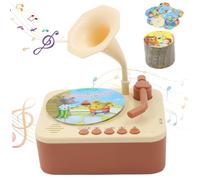Tsawntd Kids Phonograph with 96 Cards, Toddler Record Player, Story & Music Player, Educational Phonograph for Boys and Girls Age 3+, Sound Toys