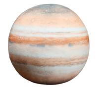 Tsawntd Plush Toy Pillows, Planet Plushies - 17cm Realistic Jupiter Space Plushies, Soft Ball Pillow for Kids Room Decor, Cute Throw Pillows for Bed & Sofa