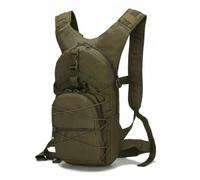 Tsawntd Rucksack Backpack Waterproof Hiking Daypack With Helmet Holder - Rucksack For Hiking Cycling, Green