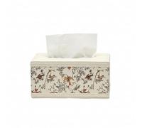 Tsawntd Shower Organiser, Rectangle Tissue Box Cover, Decorative Rectangular Tissue Box Cover - Pu Leather Holder Rectangular With Storage, Fits 90% Of Standard Tissues For Home, Hotel, Office