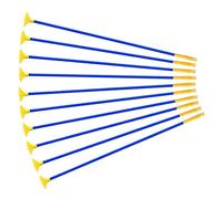 Tsawntd Suction Cup Arrows 10Pcs Plastic Arrows for Kids 18.5 Inch Archery Set Toys Replacement Practice Toy for Children Adult