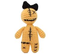 Tsawntd Voodoo Dolls Cute Crochet Halloween Doll, 5in Crochet Doll Voodoo Stuffed Animal