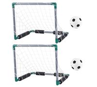 Tsawntd Water Football Set Summer Cooling Floating Pool Soccer Includes 2 Pool Goals, 2 Balls & 1 Inflator Interactive Parent-child Games for Adults and Family, summer