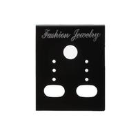 TSBB 100Pcs Earring Plastic Display Cards Ear Stud Hang Holder Tag Jewelry Display