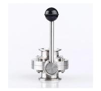 TSCFHGQI Manual vacuum quick-loading butterfly valve 304 stainless steel clamp chuck(1")