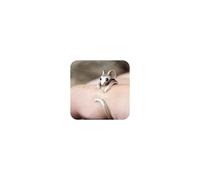 TSECIMGS Little Mouse Vintage Animal Retro Index Finger Ring Cute Open Wrap Ring Handmade Burnished Mouse Ring Party Adjustable Jewelry Comfort Everyday Ring