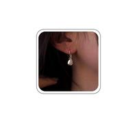 TseenYi Polished Tear Drop Hook Earrings Gold Water Drop Pull Through Earrings Chunky Drop Earring Statement Tears Earring Personality Charm Jewellery, Zinc