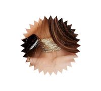TseenYi Punk Metal Mesh Choker Necklace Gold Sequin Mesh Wide Necklace Vintage Metal Sequin Choker Necklace Sparkly Metal Mesh Short Necklace Jewelry for Women and Girls