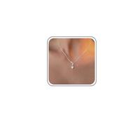 TseenYi Small Diamond Teardrop Necklace CZ Teardrop Pendant Necklace Silver Wtaerdrop Pendant Necklace Tiny Droplet Crystal Necklace Water Drop Choker Necklace Jewelry for Women and Girls