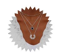 TseenYi Tribal Layered Lotus Flower Choker Necklace Vintage Round Black Gemstone Necklace Silver Ethnic Hollow Out Pendant Flower Multilayer Lotus Yoga Chain Jewelry For Women