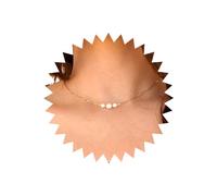 TseenYi Vintage Pearl Choker Neckalce Gold Pearl Pendant Necklace Boho Beaded Pearl Necklace Minimalist Pearl Chain Necklace Bridal Pearl Wedding Necklace Chain Jewelry for Women and Girls