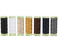 TSET T/STITCH 7X30M - Thread Set: Top Stitch: 7 x 30m: Assorted - Gutermann Groves & Thames Multi One Size