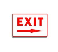 TSEZLOJH Metal Tin Sign Do Not Enter Parking Enter and Exit Arrow Yard Signs for Traffic Controlexit R Coffee and Bar Wall Art Decor Iron Painting 8X12 inch-Tin Painting