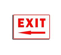 TSEZLOJH Tin Sign Painting Do Not Enter Parking Enter and Exit Arrow Yard Signs for Traffic Controlexit L Vintage Metal Poster Home Wall Decoration 8X12 inch-Tin Painting