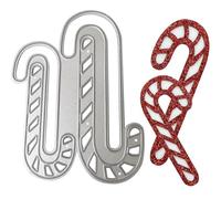 Tsffae 1pc Christmas Metal Cutting Dies Candy Cane Die Cuts Embossing Stencil for Card Making Diy Scrapbooking Arts Crafts Album Decorative