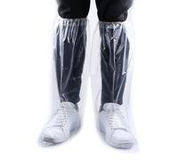 Tsffae 20 Pairs Disposable Plastic Boot Covers Waterproof Shoe Covers Non Slip Water Resistant Foot Protectors for Outdoor Sports Travel