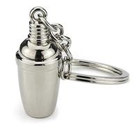 Tsffae 3d Mini Shaker Keychain Stereo Cocktail Pendant Bar Wineware Bartender Keychain Car Key Ring Personalized Gift
