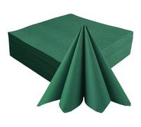 Tsffae 50pcs/set Napkins Paper Serviettes Napkins Linen Feel Napkins Disposable Serviettes for Party Christmas Wedding Birthday 40x40cm