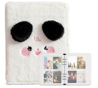 Tsffae A5 Plush Binder Book Photos Album 10 Pages Kpop Photocard Binder Holder Book Mini Photo Album Kpop Photocard Binder