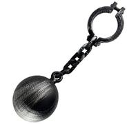 Tsffae Ball & Chain Halloween Fancy Dress Accessory - Spooky Shackle Halloween Prisoner Pirate Convict Costume Fun Party Prop Detailed Prison Jail Decoration