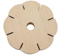 Tsffae Bracelet Knitting Disk, Wood Plaited Disc Bracelet Tray Hair Beader Tool Bracelet Kit Board for Cord 8 Slots Rond Kumihimo Disks Set for Bracelets Braided Weaving Board