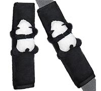 Tsffae Car Seat Belt Pad 2pcs/set Panda Car Seat Belt Shoulder Protectors - Soft and Cute Accessory for Your Vehicle