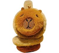 Tsffae Cute Capybara Ear Earmuffs Cartoon Soft Capybara Earflap Plush Winter Earflaps Comfortable Ear Warmer for Women Men Commuting and Outdoor Sports
