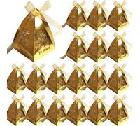 Tsffae Eid Mubarak Candy Boxes 25pcs Ramadan Kareem Sweet Favor Gift Boxes Hajj Islamic Muslim Eid -fitr Festival Party Decoration