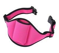 Tsffae Mic Belt with Anti Dropping Strap, Microphone Carrier Pouch Adjustable Sweat Absorbent Belt Waistband Bag for Vertical Mic Fitness Teacher Speaker Theatre