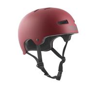 TSG Adult Evolution Solid Color Half Shell Helmet, Satin Oxblood, S/M